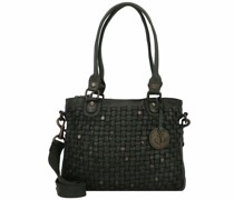 Soft Weaving Ysabel Schultertasche Leder 31 cm forest green