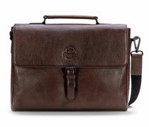 Memphis Aktentasche Leder 39 cm dark brown