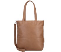Jamie's Orchard Kiwano Schultertasche Leder 34 cm desert taupe