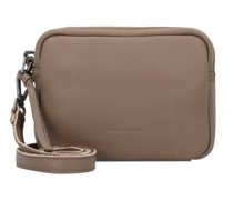 Handian Umhängetasche Leder 21 cm muddy taupe