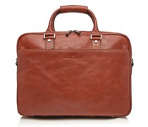 Verona Aktentasche RFID Leder 41 cm Laptopfach lightbrown