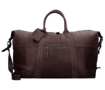 Wax Pull Up Weekender Reisetasche Leder brown