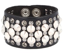 Armband Leder nero