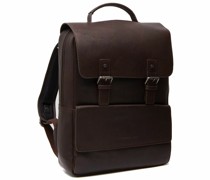 Malta Rucksack Leder 41 cm Laptopfach brown