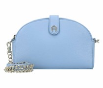 Fashion Umhängetasche Leder 21 cm glaze blue