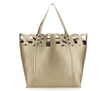 Jade Shopper Tasche Leder oro pallido