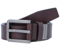 Basic Gürtel Leder dunkel