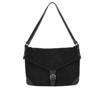 Sylvin Schultertasche Leder black