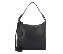 Just Jolie Schultertasche Leder 31 cm black