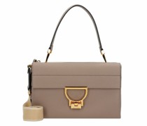 Arlettis Signature Handtasche Leder warm taupe