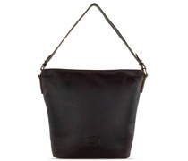 Rush Samanta Schultertasche Leder 27 cm dunkel