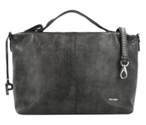 Awesome Handtasche Leder schwarz