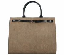 Shopper Tasche op naturale/nero