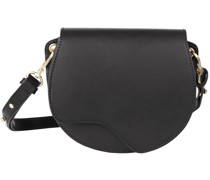 Nature Beauty Umhängetasche Leder 22 cm black