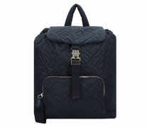 TH Flow Monogram Rucksack Laptopfach black