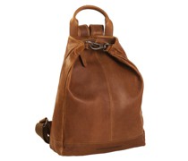 Wax Pull Up Saar City Rucksack Leder 40 cm cognac