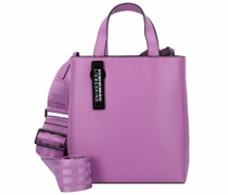 Paper Bag S Handtasche Leder digital lavender
