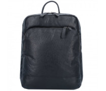 Antique Buff Mack Rucksack Leder 40 cm Laptopfach