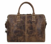 Vintage Shopper Tasche Leder 40 cm brown