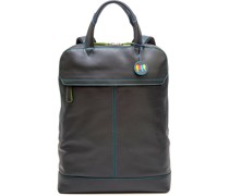 Rucksack Leder 40 cm Laptopfach black/pace