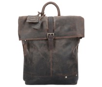 Vintage Revival Rucksack Laptopfach brown