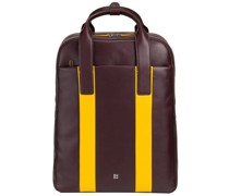 Rucksack Leder 40 cm Laptopfach burgundy