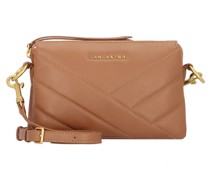 Soft Matelassé Umhängetasche Leder camel