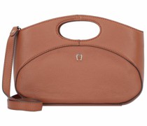 Barbara Handtasche M Leder cognac brown