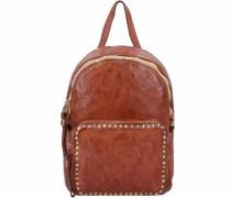 City Rucksack Leder cognac