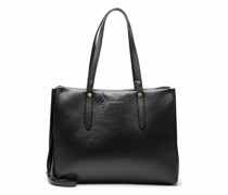 Milano Leather Schultertasche Leder black