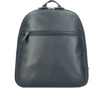 Luis City Rucksack Leder ozean