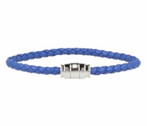 Bracelet Armband Leder 20 cm blue