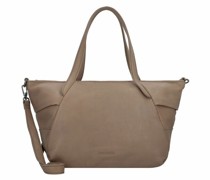 Leia Shopper Tasche Leder 40 cm almond