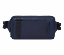 David Gürteltasche RFID Schutz Leder 28 cm blue