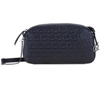 Umhängetasche Leder black