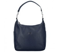 Nola 10 Schultertasche Leder 28 cm blue
