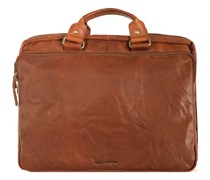 Bronco Aktentasche Leder Laptopfach brandy