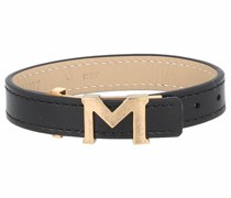 M-Gram Armband Leder black/gold