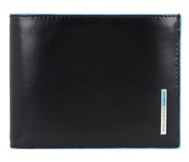 Blue Square Kreditkartenetui Leder 12,5 cm black