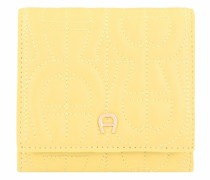 Diadora Geldbörse RFID Schutz Leder 10.5 cm garbanzo yellow