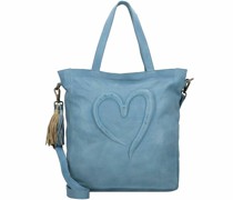 Herzgasse 1 Schultertasche Leder 42. sweet lavender