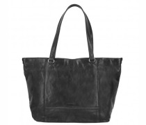 Lugano Shopper Leder black