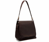 Corsica Schultertasche Leder brown