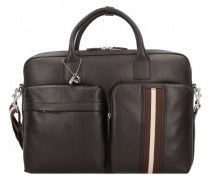 Torrino Aktentasche Leder Laptopfach mocca