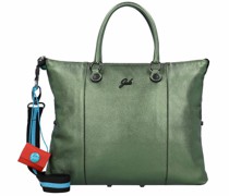 G3 Plus Handtasche M Leder 37 cm oliva
