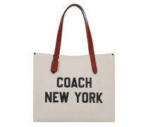 Shopper Tasche Leder 41 cm chalk multi