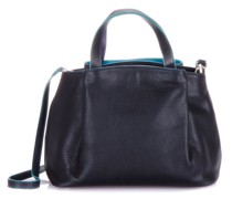 Handtasche Leder 28 cm black/pace