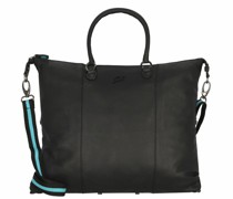 G3 Plus Handtasche Leder nero