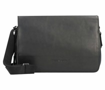 Pure Black Umhängetasche Leder 25 cm black