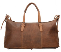 Antik Reisetasche Leder natur